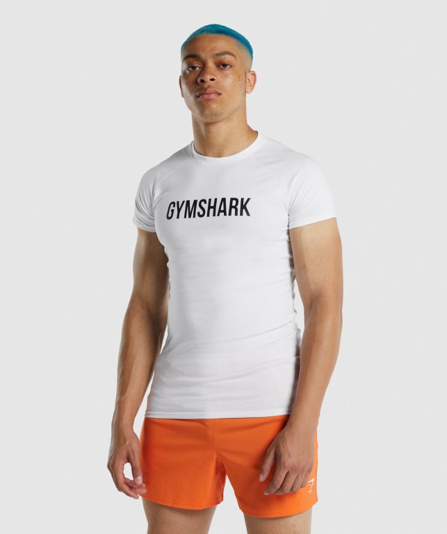 Sudaderas Gymshark Apollo Hombre Blancos | EmjNVMagaS9