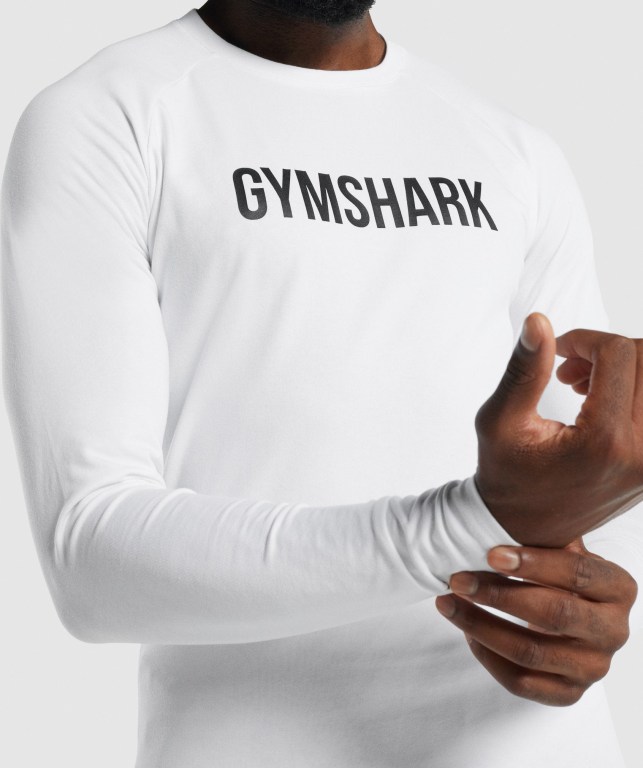 Sudaderas Gymshark Apollo Hombre Blancos | nFe5NNQxSwV