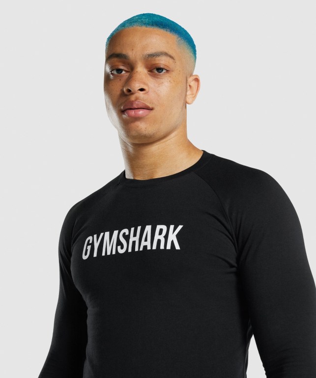 Sudaderas Gymshark Apollo Hombre Negros | 2WvogR51GUt