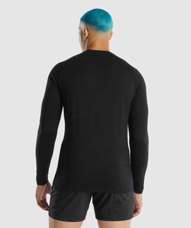 Sudaderas Gymshark Apollo Hombre Negros | MHB8BxuThZT