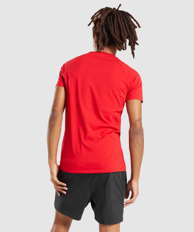 Sudaderas Gymshark Apollo Hombre Rojos | JNhk2ACx6kU