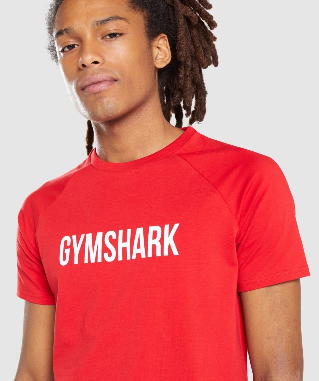 Sudaderas Gymshark Apollo Hombre Rojos | JNhk2ACx6kU