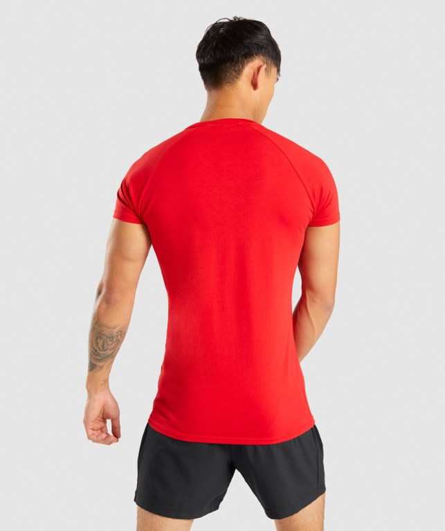 Sudaderas Gymshark Apollo Hombre Rojos | Tkx97cJcNhK