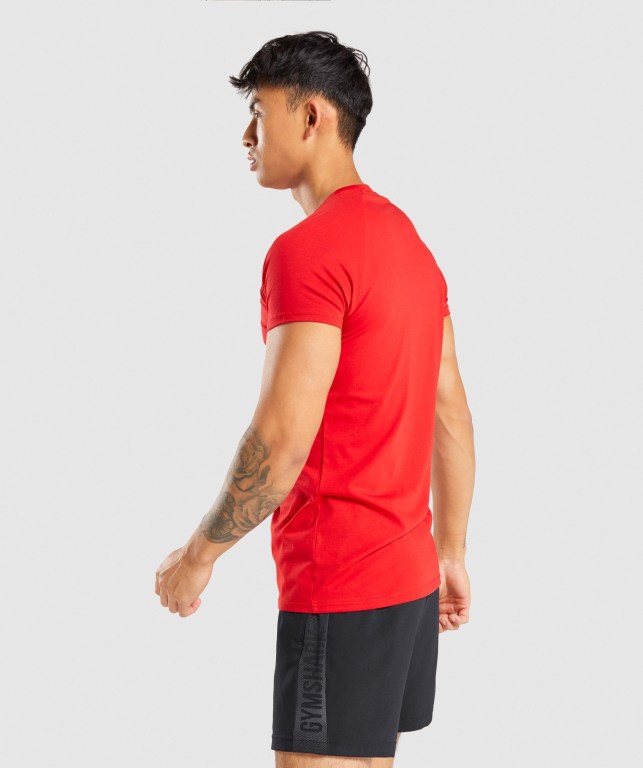 Sudaderas Gymshark Apollo Hombre Rojos | Tkx97cJcNhK