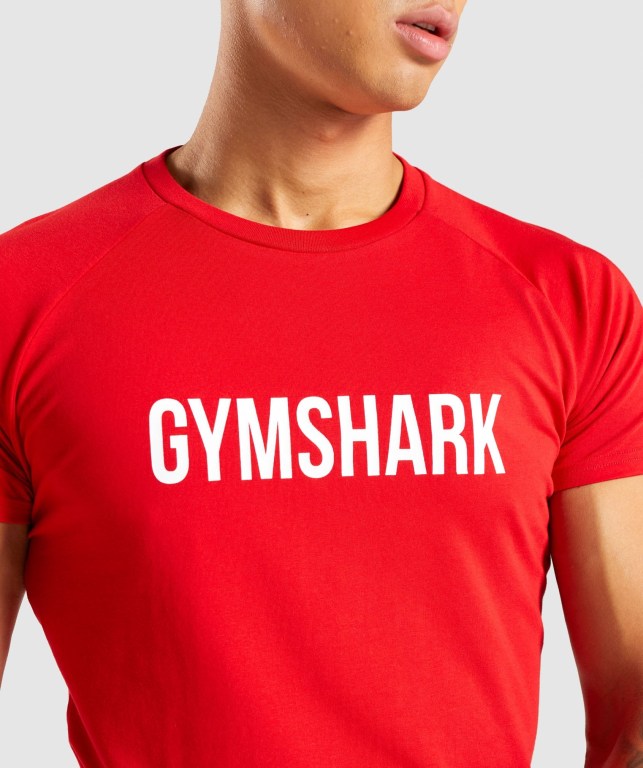 Sudaderas Gymshark Apollo Hombre Rojos | Tkx97cJcNhK