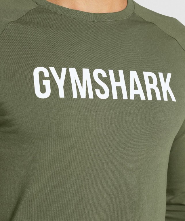 Sudaderas Gymshark Apollo Hombre Verde Oliva | NnPwlFLa9Gb