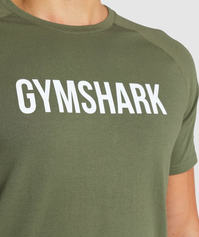 Sudaderas Gymshark Apollo Hombre Verde Oliva | Uvshq9E96IM