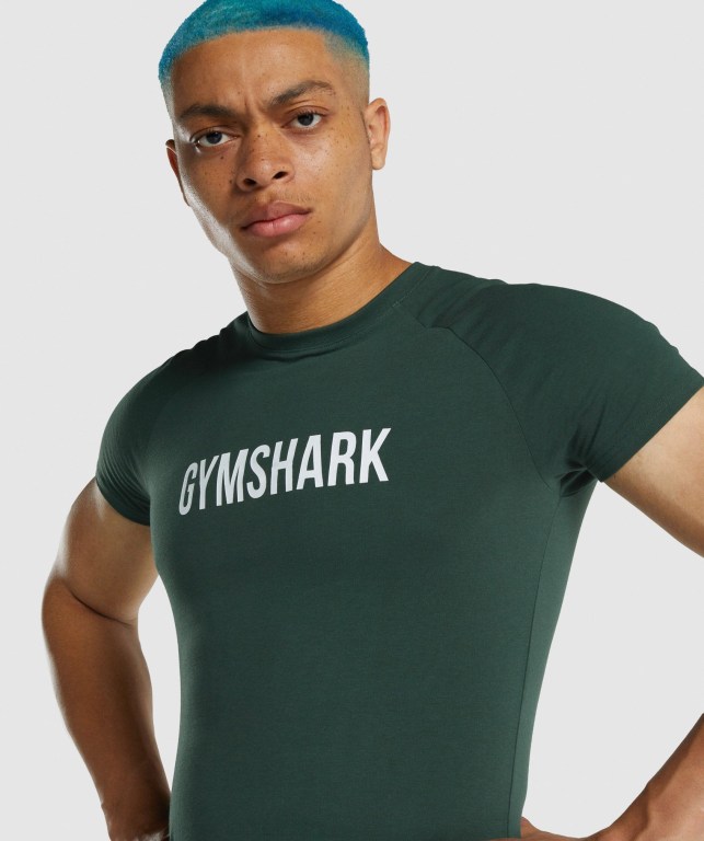 Sudaderas Gymshark Apollo Hombre Verdes Oscuro | HO89Pr91IDj