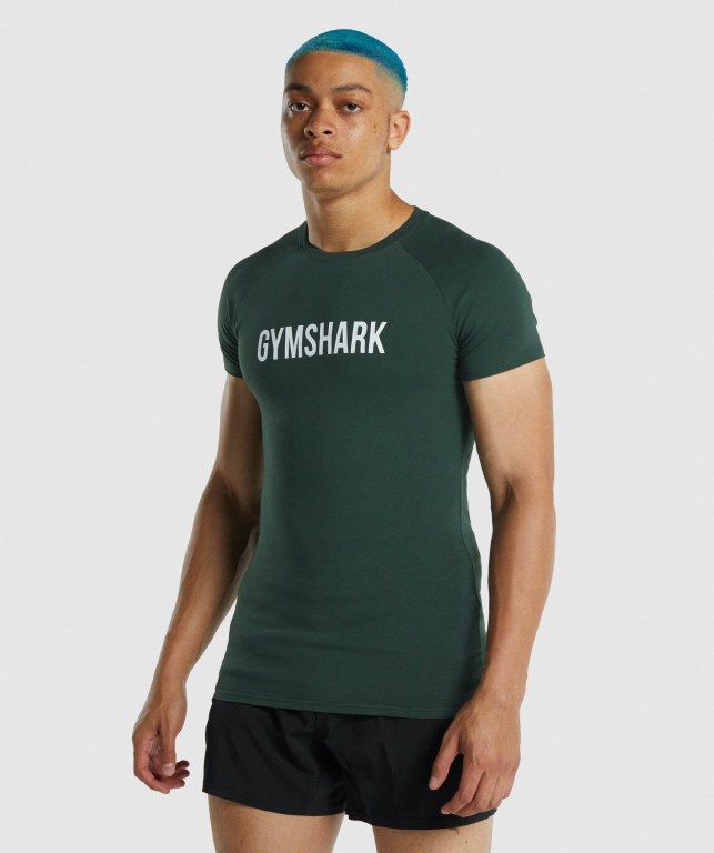 Sudaderas Gymshark Apollo Hombre Verdes Oscuro | HO89Pr91IDj