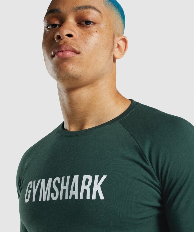 Sudaderas Gymshark Apollo Hombre Verdes Oscuro | ZKT1KJsrEFS