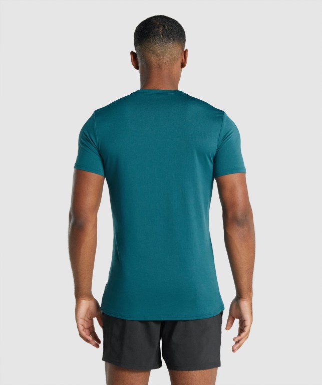 Sudaderas Gymshark Arrival Graphic Hombre Turquesa | 1om4Yl1xn8P