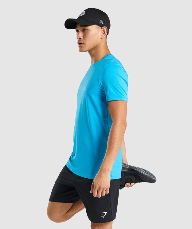 Sudaderas Gymshark Arrival Graphic Hombre Azules Claro | fSvmlTZrrU1