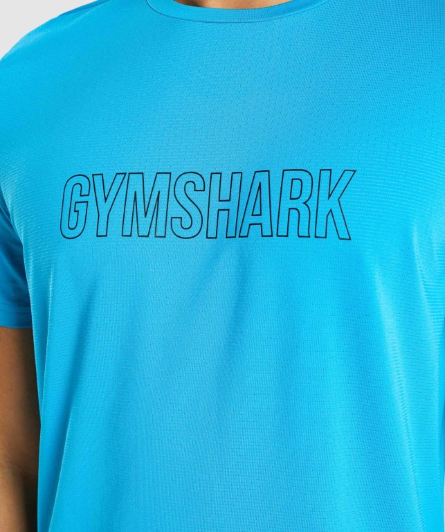 Sudaderas Gymshark Arrival Graphic Hombre Azules Claro | fSvmlTZrrU1