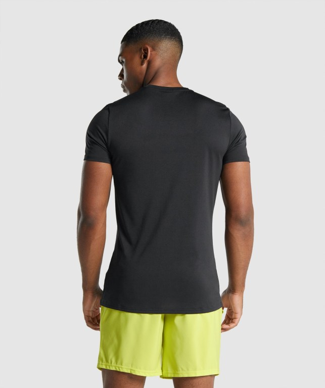 Sudaderas Gymshark Arrival Graphic Hombre Negros | kShXjxEdoAj