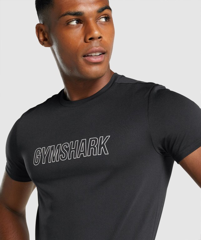 Sudaderas Gymshark Arrival Graphic Hombre Negros | kShXjxEdoAj