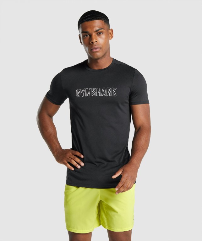 Sudaderas Gymshark Arrival Graphic Hombre Negros | kShXjxEdoAj