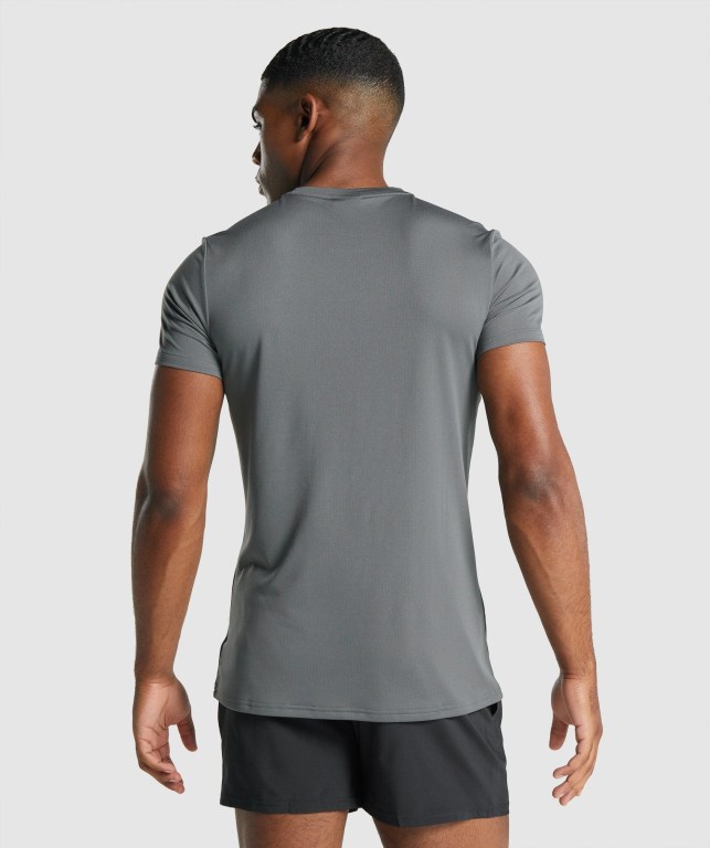 Sudaderas Gymshark Arrival Graphic Hombre Grises | nKXffIhIxwa