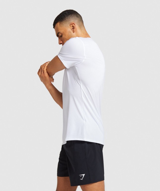 Sudaderas Gymshark Arrival Hombre Blancos | KqH2dUswxQZ