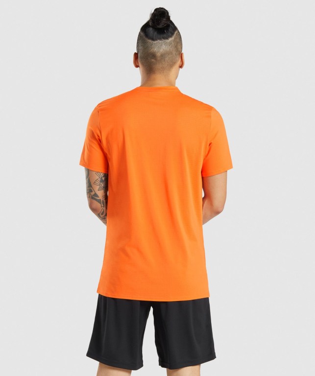 Sudaderas Gymshark Arrival Hombre Naranjas | t82zTIm3lpt