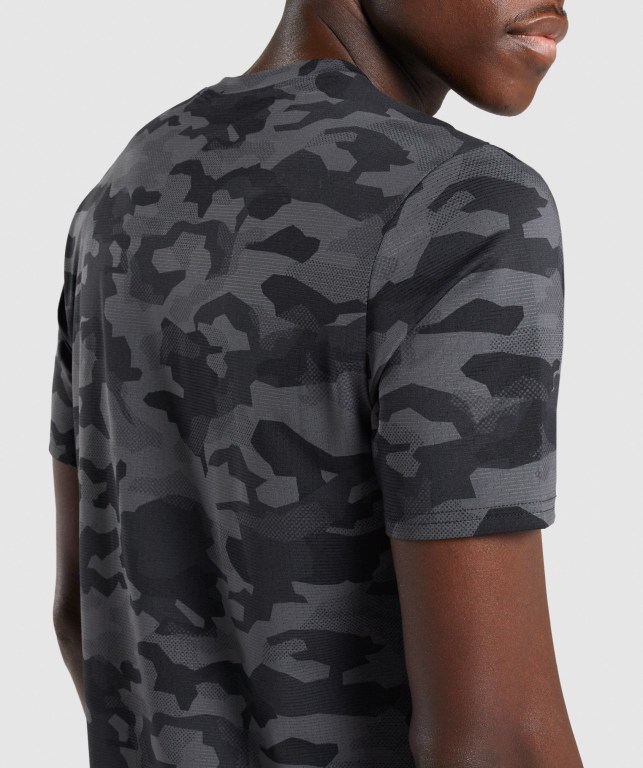 Sudaderas Gymshark Arrival Hombre Negros Grises Camuflados | qufFYlk9rHE