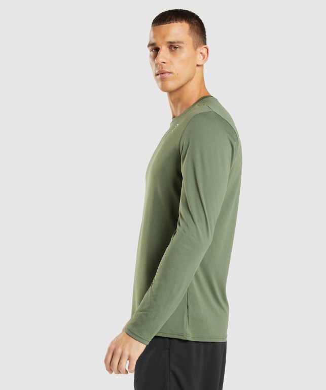 Sudaderas Gymshark Arrival Hombre Verde Oliva | OfgZ1LYEOjD