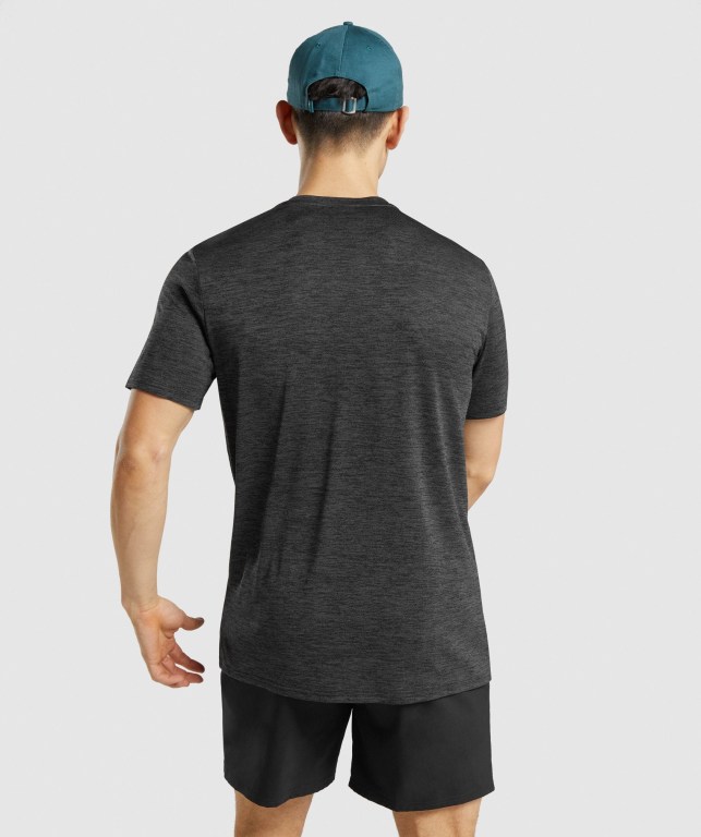 Sudaderas Gymshark Arrival Marl Hombre Negros | JbNDzzDIRQR