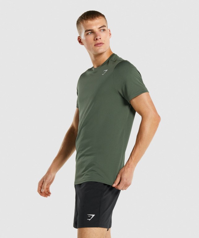 Sudaderas Gymshark Arrival Regular Fit Hombre Verdes | TNJ69nsviM4