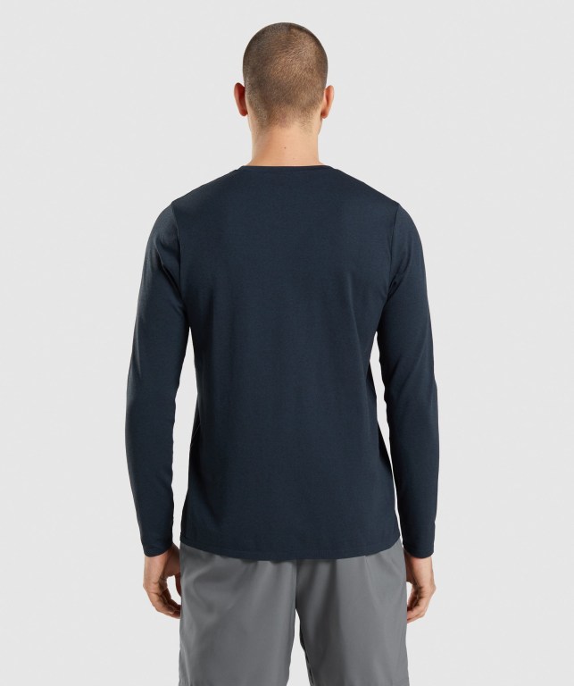 Sudaderas Gymshark Arrival Seamless Hombre Azul Marino | Aaauhm9QbPa