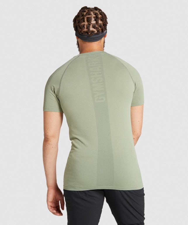 Sudaderas Gymshark Aspect Ligeros Seamless Hombre Verdes Claro | SLRFcrFjVKo