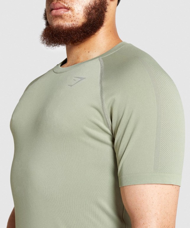 Sudaderas Gymshark Aspect Ligeros Seamless Hombre Verdes Claro | SLRFcrFjVKo