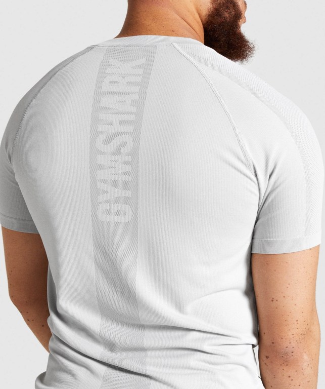 Sudaderas Gymshark Aspect Ligeros Seamless Hombre Grises Claro | qiSJ71s1Ddh