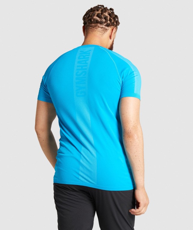 Sudaderas Gymshark Aspect Ligeros Seamless Hombre Azules | yzwSGuIQN7l