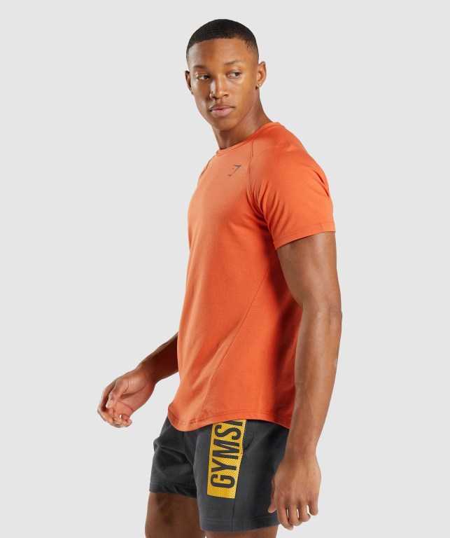 Sudaderas Gymshark Bold Hombre Naranjas | xyw2OGQXh9q