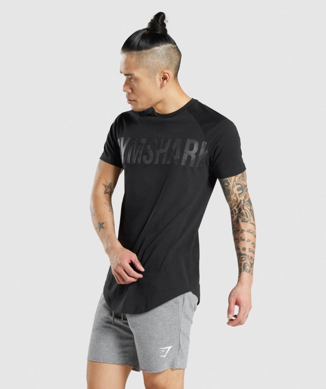 Sudaderas Gymshark Bold Hombre Negros Negros | BQtQPBthMd4