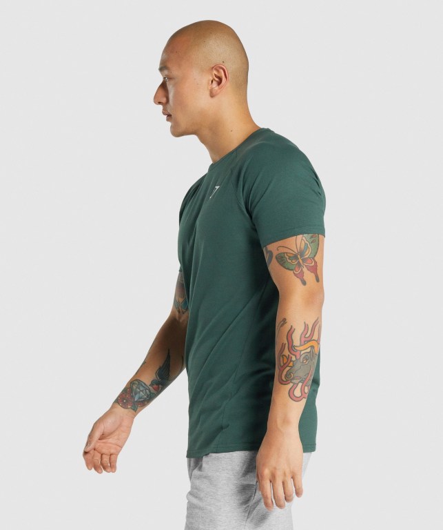 Sudaderas Gymshark Critical 2.0 Hombre Verdes Oscuro | 6HTObeit4Dx