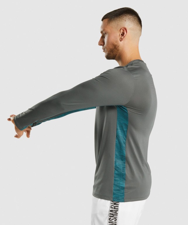 Sudaderas Gymshark Deporte Hombre Grises | LUtX3fglF92