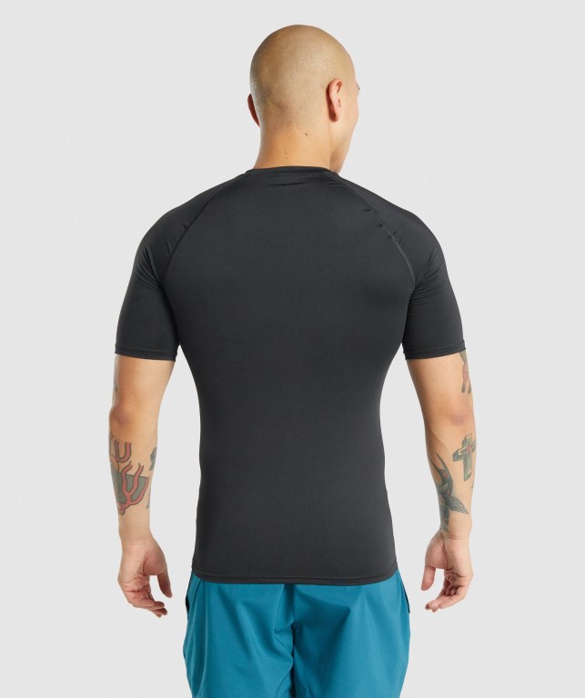 Sudaderas Gymshark Element Baselayer Hombre Negros | FPpQIOfA5lY