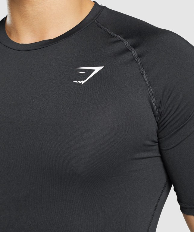 Sudaderas Gymshark Element Baselayer Hombre Negros | FPpQIOfA5lY