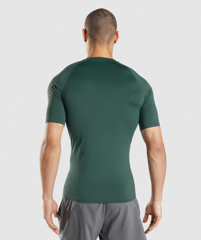 Sudaderas Gymshark Element Baselayer Hombre Verdes Oscuro | JQFnpRpVlXW