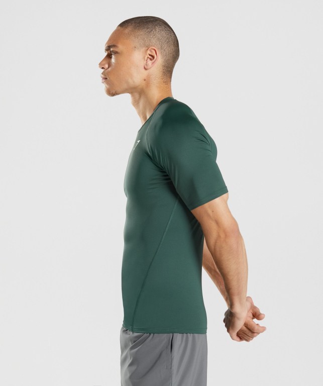 Sudaderas Gymshark Element Baselayer Hombre Verdes Oscuro | JQFnpRpVlXW