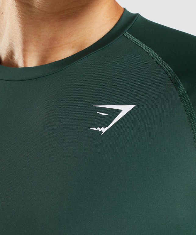 Sudaderas Gymshark Element Baselayer Hombre Verdes Oscuro | JQFnpRpVlXW