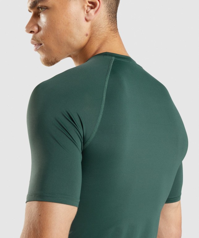 Sudaderas Gymshark Element Baselayer Hombre Verdes Oscuro | JQFnpRpVlXW