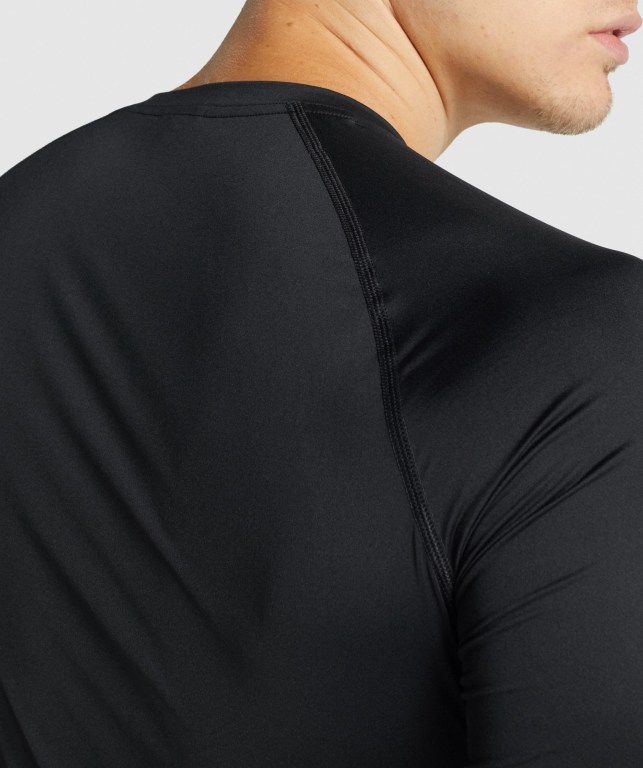 Sudaderas Gymshark Element Baselayer Hombre Negros | PIth3zsJpU7