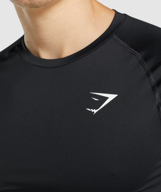 Sudaderas Gymshark Element Baselayer Hombre Negros | PIth3zsJpU7