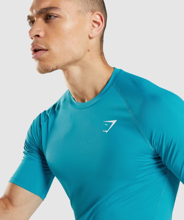 Sudaderas Gymshark Element Baselayer Hombre Azules | jCrDAeYXk86