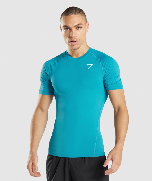 Sudaderas Gymshark Element Baselayer Hombre Azules | jCrDAeYXk86