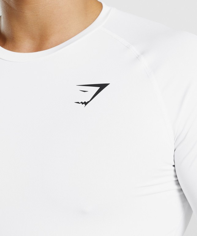 Sudaderas Gymshark Element Baselayer Hombre Blancos | tW16ooAMWSz