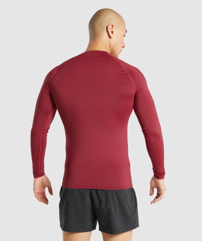 Sudaderas Gymshark Element Baselayer Hombre Vino | yfJmCsXfakw