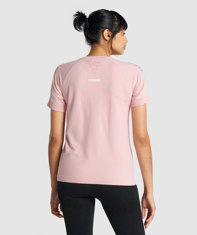 Sudaderas Gymshark Energy Seamless Mujer Rosas Claro | EF6TOBLunLH