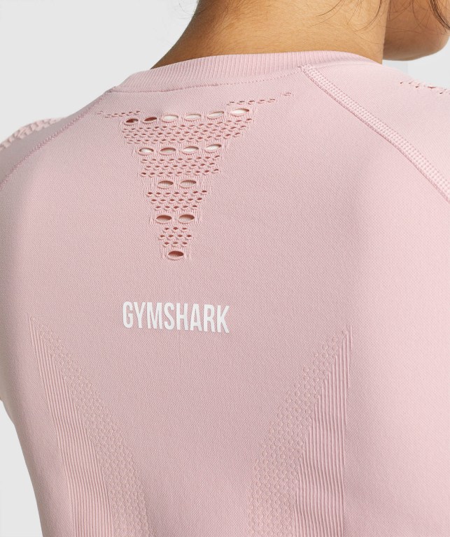 Sudaderas Gymshark Energy Seamless Mujer Rosas Claro | EF6TOBLunLH